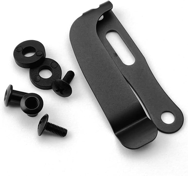 A Set Black Belt Clip Knife Sheath
