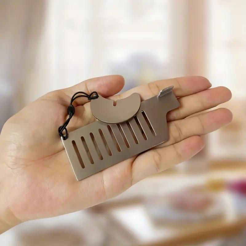 Portable Door Lock: Enhance Travel Security with Hotel and Apartment Door Stopper. Stainless Steel Anti-pry Safety Device for Home, Travel and Hotel Use Color — image 3