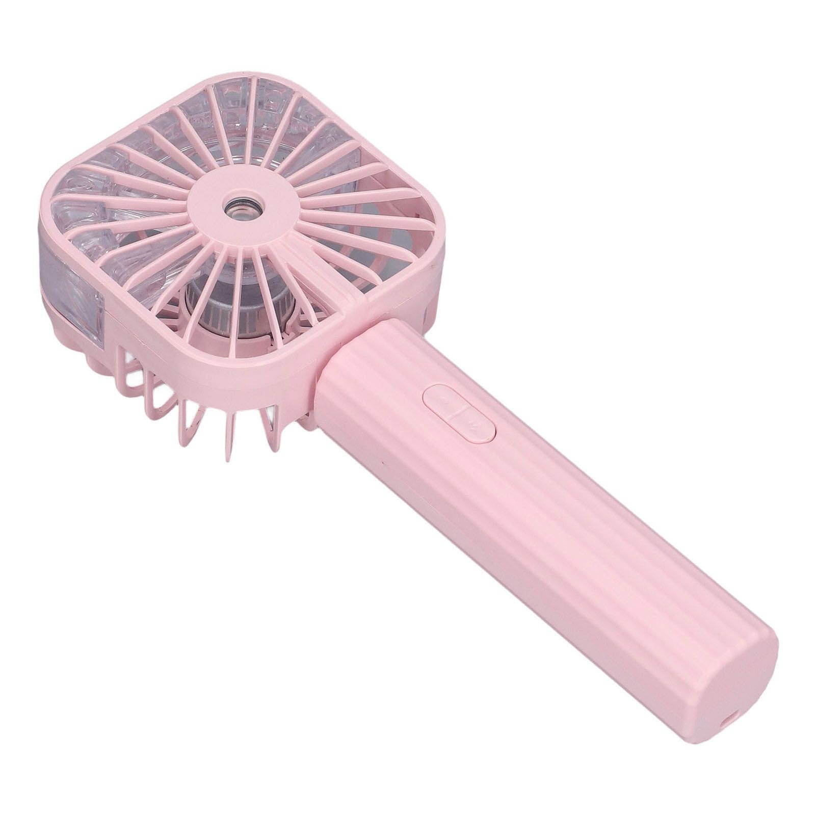 Hand Held Misting Fan Portable Battery Operated USB Rechargeable Quiet Spray Cooling Fan for Travel Outdoors Pink — image 5
