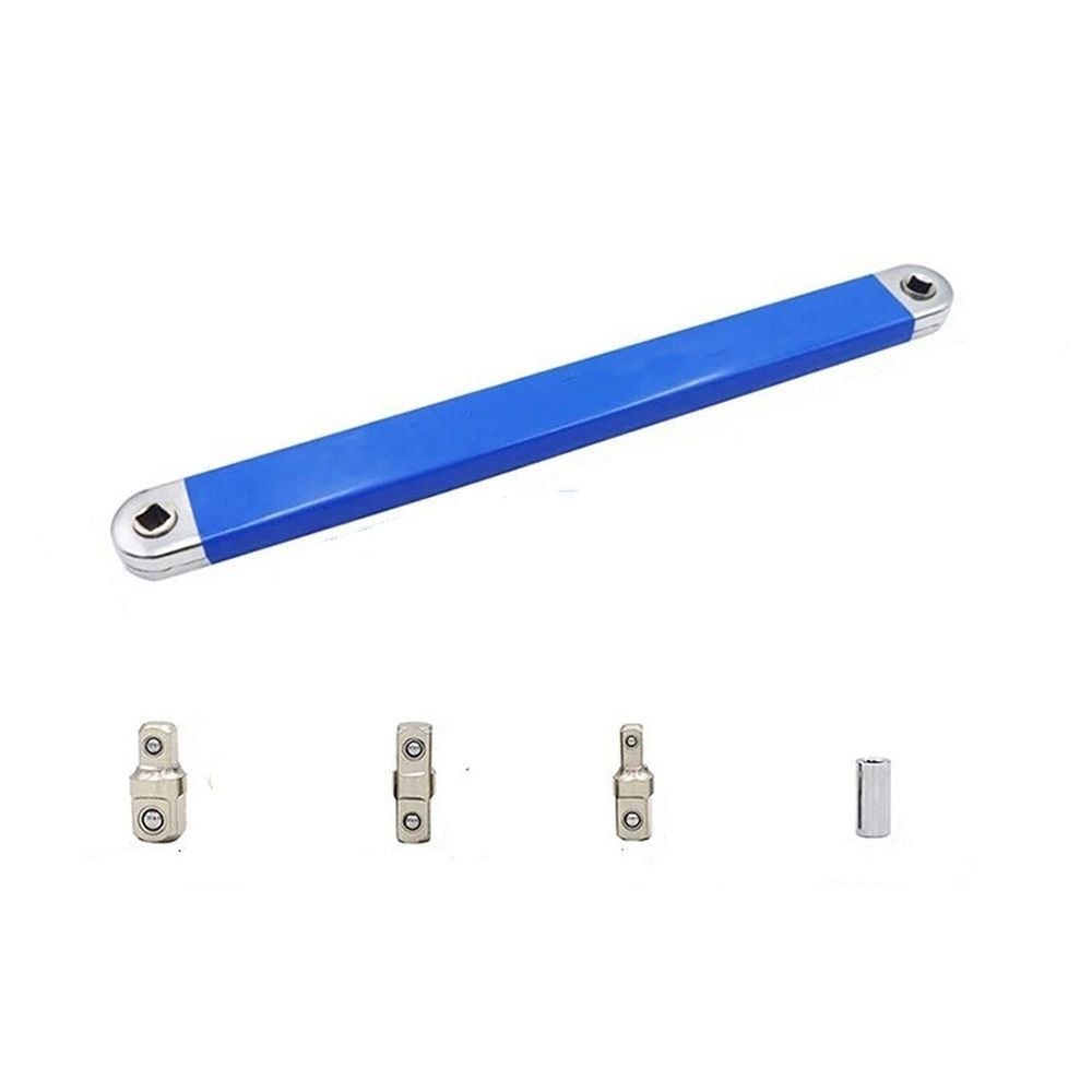Offset Extension Wrench, Offset Extension Wrench Set, Multifunctional Torque Wrench With Drive Adapters for Tight Space Work Tools