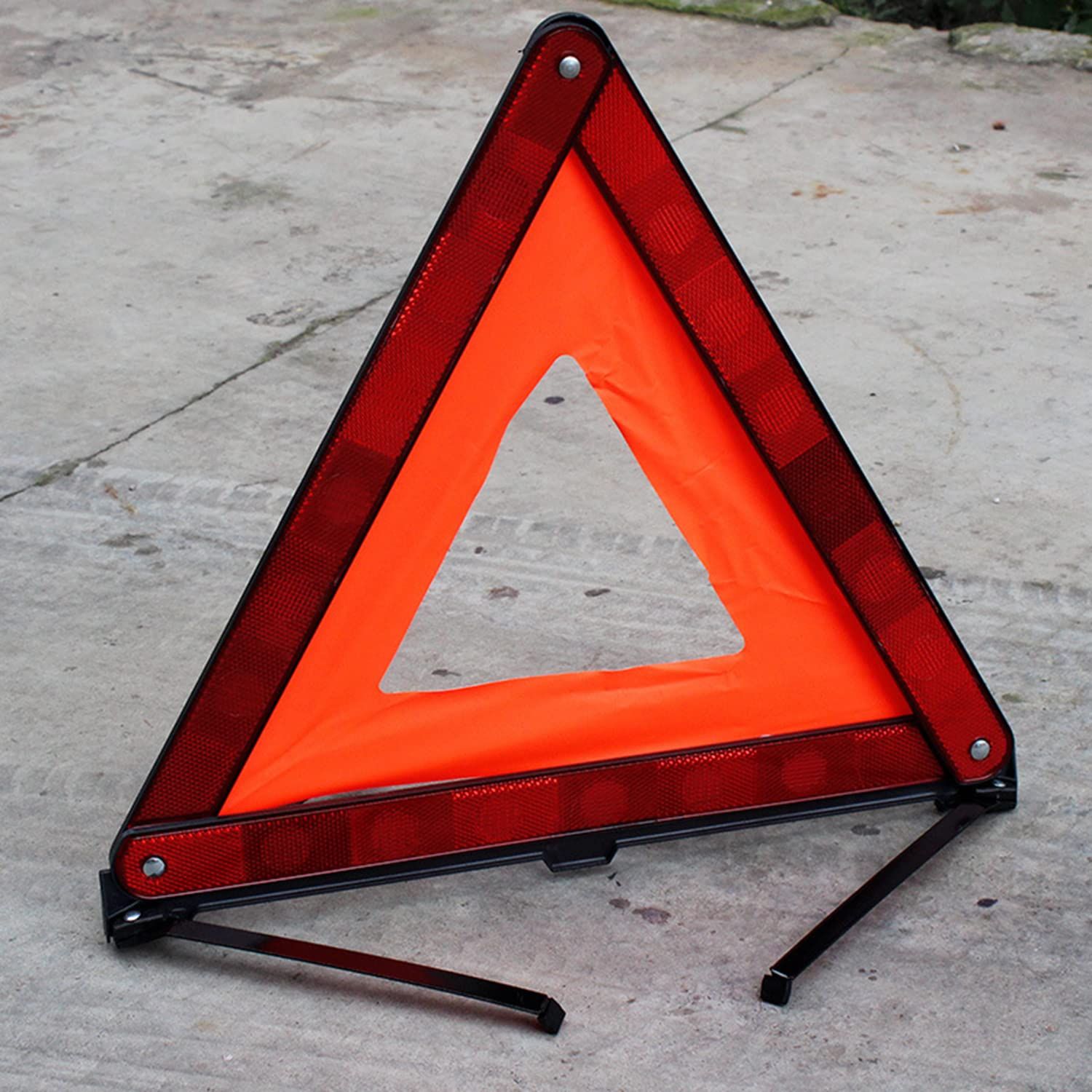 Emergency Warning Triangles, Reflective Warning Triangle Dot with Color Reflective Sticker, Roadside Reflective Early Warning Sign — image 3