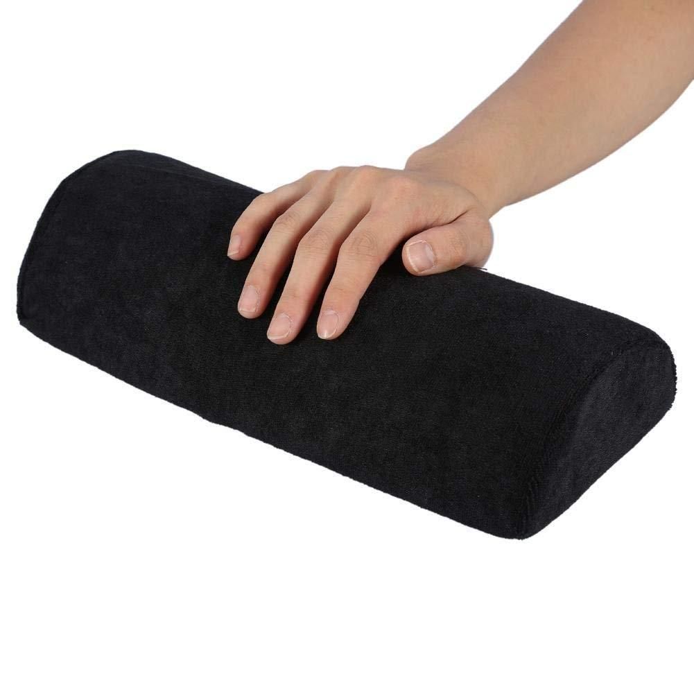 Nail Cushion Wrist Support, Black for Manicure UV Gel Acrylic Nails — image 3