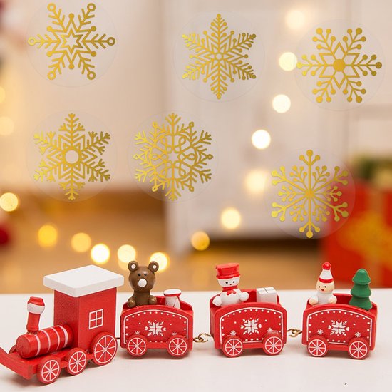 Stickers - 500 sheets - Christmas stickers - Christmas card stickers - Roll of Christmas stickers - Suitable for envelopes, gift boxes, cards, photo albums — image 2
