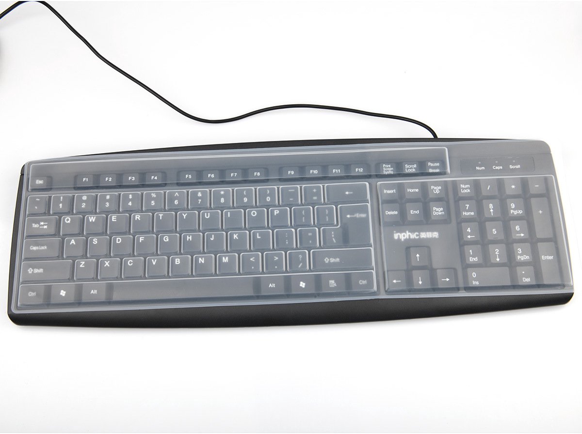 Keyboard Cover - Keyboard Protector - Silicone - Waterproof - Dust and Splashproof - Keyboard Protection - Cover - Dust Cover for Keyboard - For Keyboards โ image 3