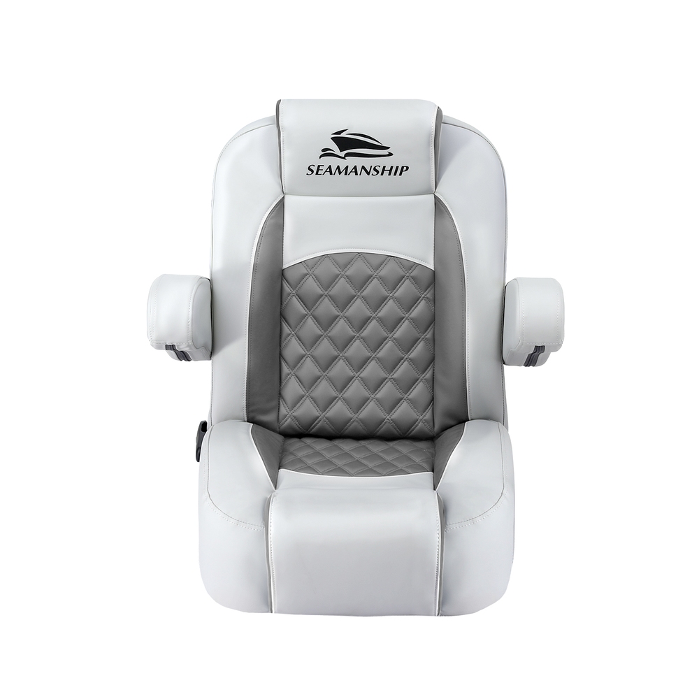 Seamanship Reclining Captain Boat Seat 90°-155° Recline, 19cm Thick Cushion — image 3
