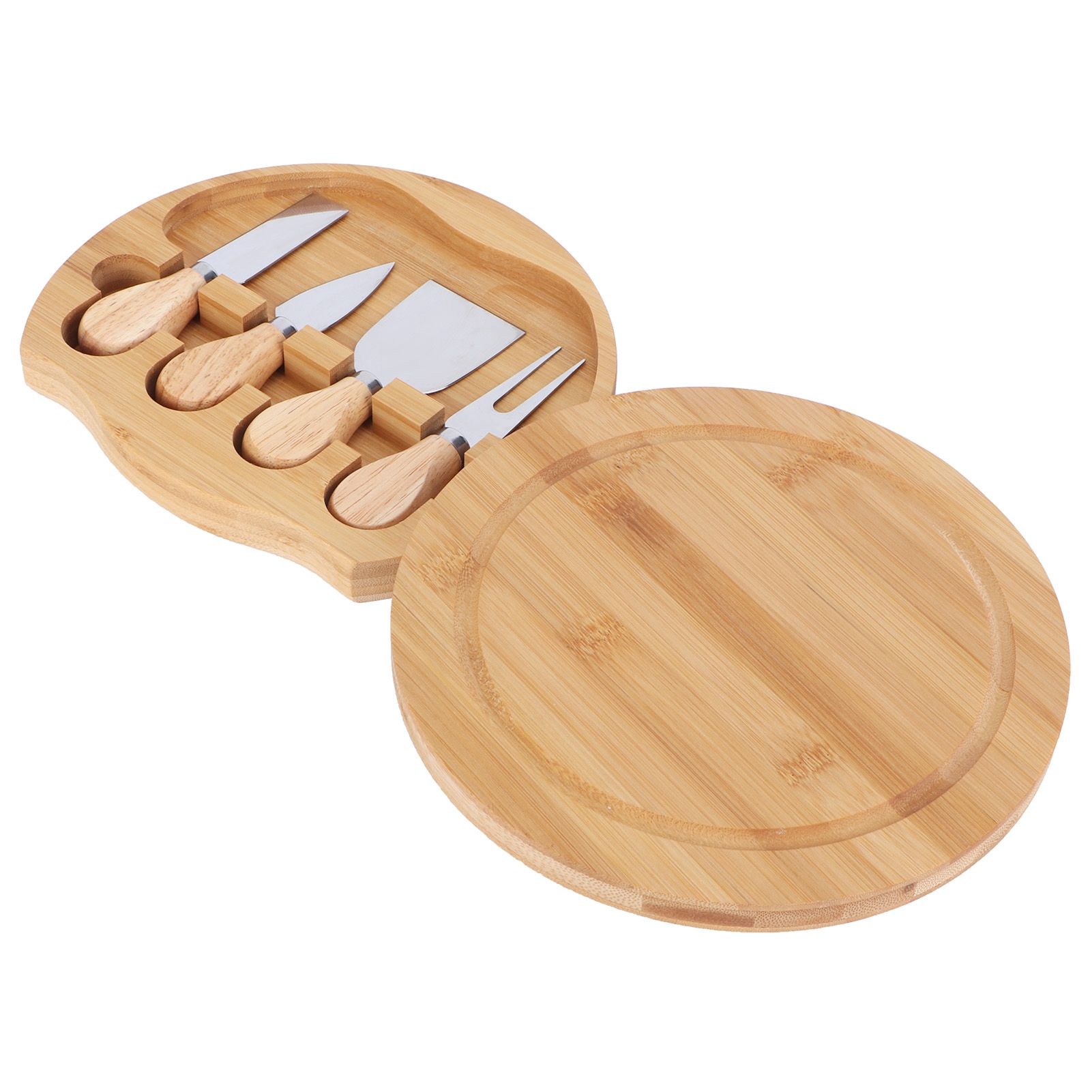 Stainless Steel Cheese Knives Wood Handle Cheese Cutting Knife Cutter Set Barbecue Kitchen Tools — image 3