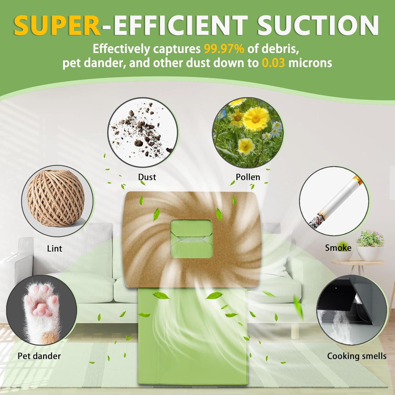 PKBB12DW Type BB Compact Canister Vacuum Bags Replacement or Oreck XL Buster B Canister Handheld Vacuum Cleaner BB180 BB280 BB850 BB870 BB900 BB1000 MV160 โ image 4