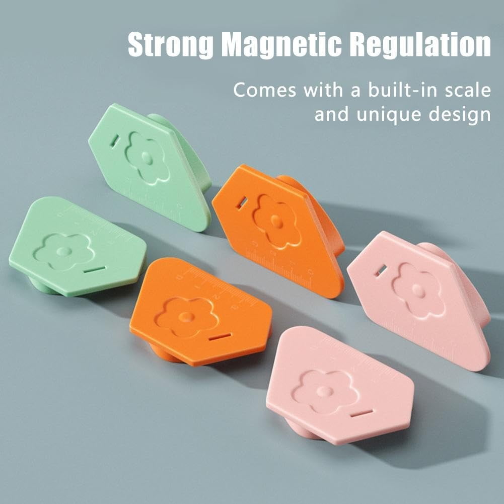 1Pcs Magnetic Seam Guide for Sewing Machine, Multifunctional Polygonal Hemmer Guide with Scale, Universal Sewing and Quilting Supplies Accessories Tools — image 4