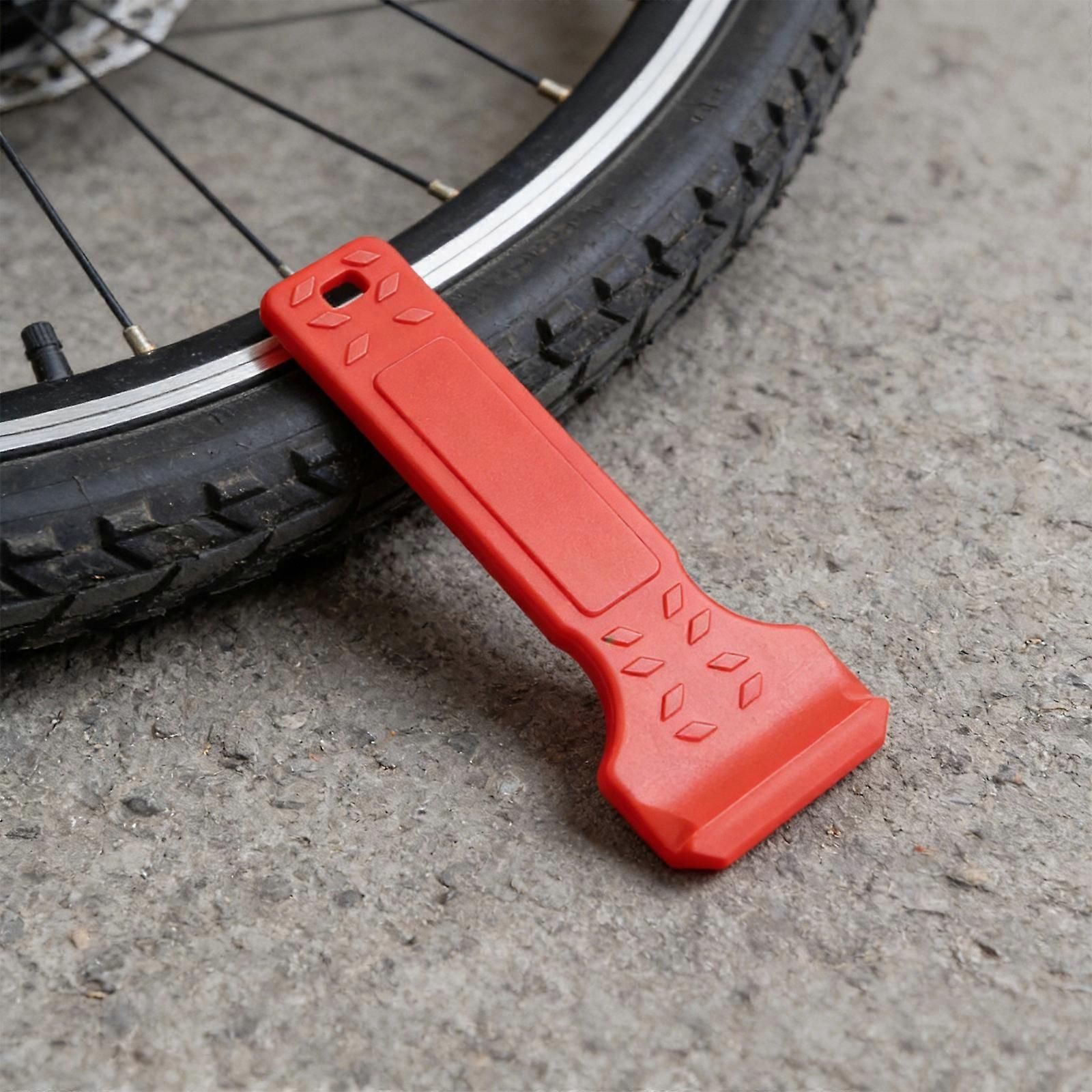 Bicycle Tire Lever ABS Tyre Removal Tool Bike Repair Tool Rim Protector Accessory for Mountain Road Bikes - Red โ image 4
