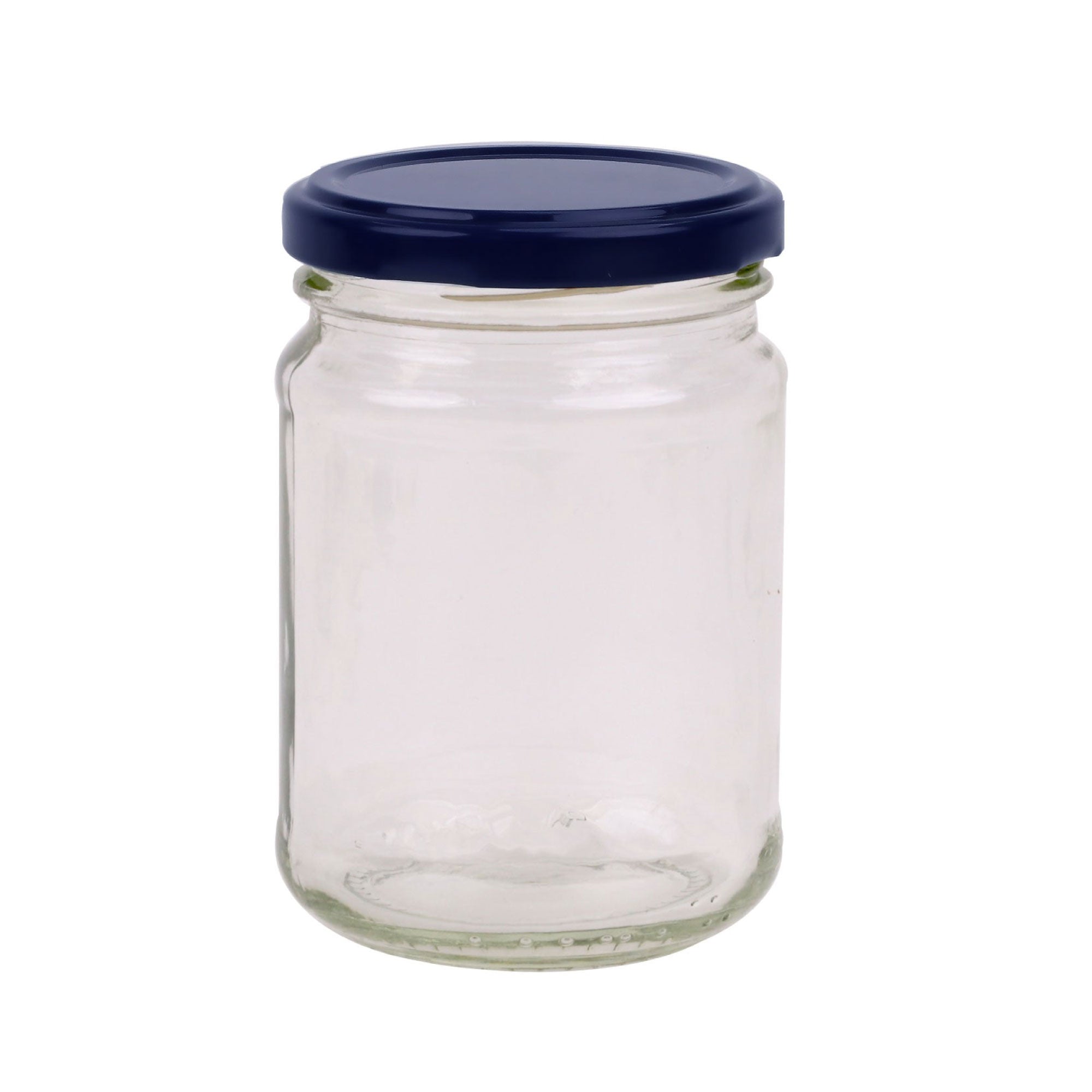 28 × 250ml Flint Glass Jars + Twist Lids - Round Food Storage Small Spices — image 2