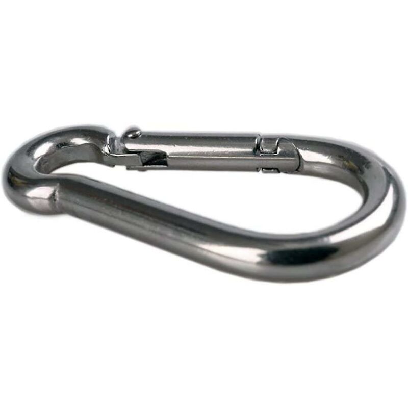 4 pcs Heavy Duty Carabiner Hooks For Sports, Locking Dogs, Hammock Swing, 304 Stainless Steel, 8Mm Thickness — image 2