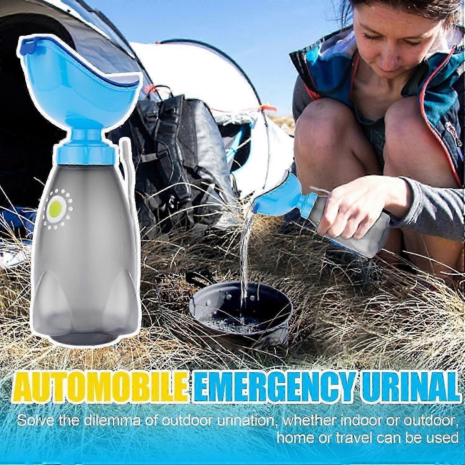 Portable urinal for women - ergonomic pee funnel with pan, ideal for road trips and travel — image 2