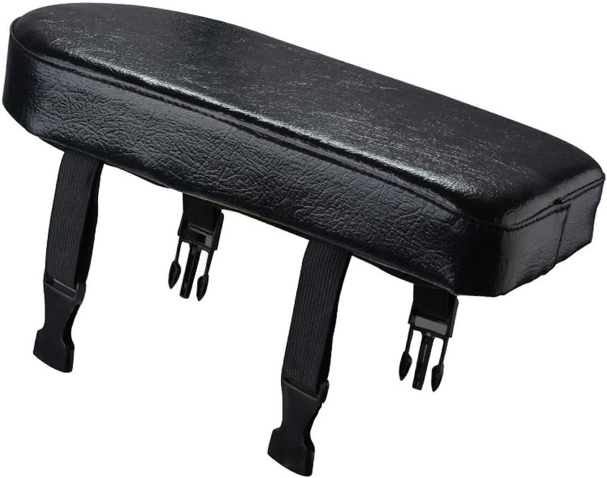 Rear bicycle cushion - with a pair of bicycle pedals - black PU rear saddle - mountain bike back cushion - wide soft cushion - comfortable bicycle cushion — image 6