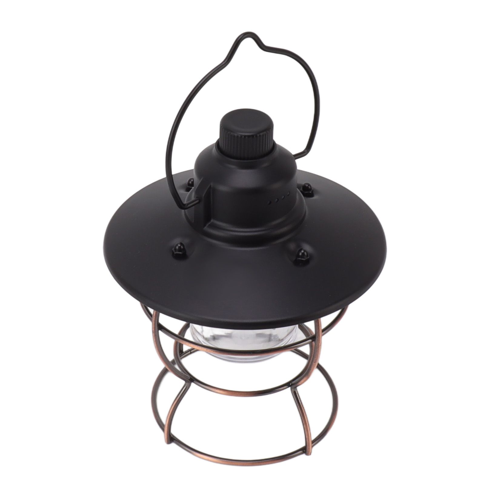 LED Camping Lantern Portable 3 Light Modes USB Charge Stepless Dimming LED Vintage Lantern for Hiking Camping Emergency โ image 3