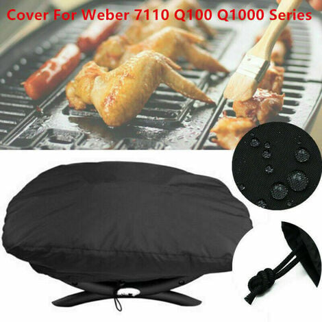 Premium grill cover - 210D Oxford fabric, waterproof, for Weber/1000 petrol, 67.1 × 44 × 32 cm — image 2