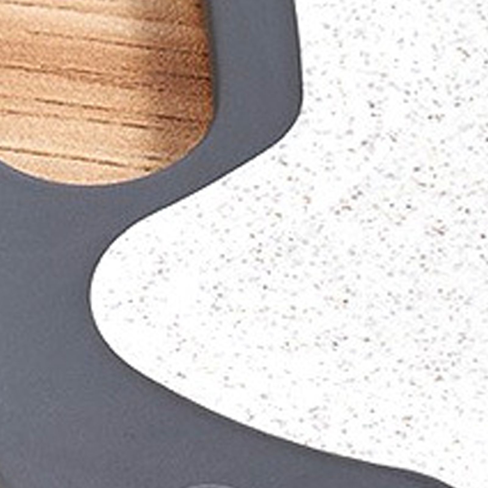 Wheat Straw Cutting Board Hemming Design Anti Slip Anti Overflow Sink Healthy Chopping Board for Household Outdoor CampingBeige โ image 6