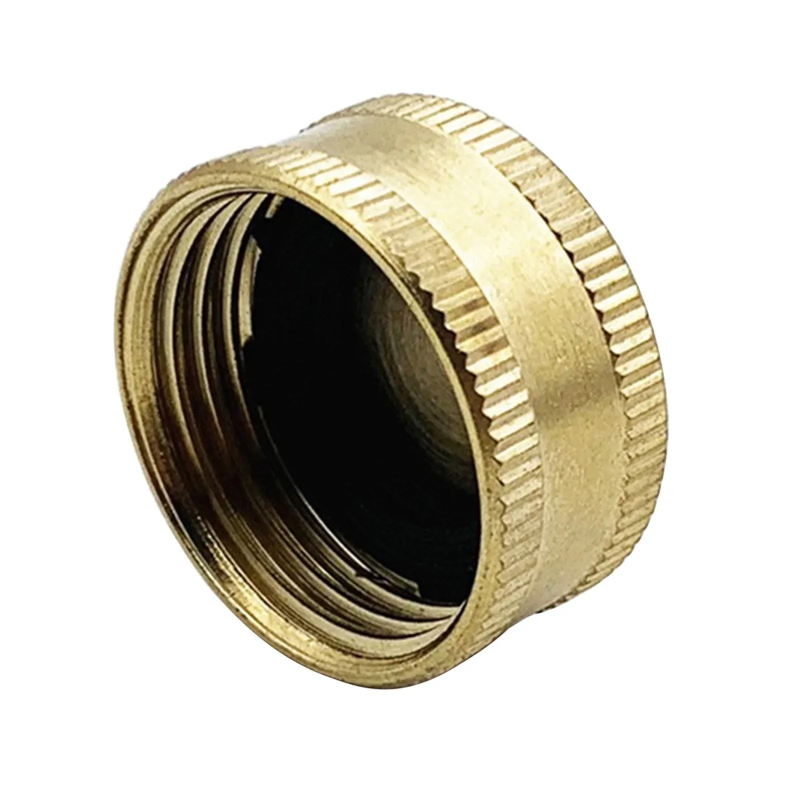 Brass Garden Hose End Caps 4 Pack, 3/4 Inch Female Faucet Plugs with Gaskets for Outdoor Watering Leak Repair, Brass Construction — image 4
