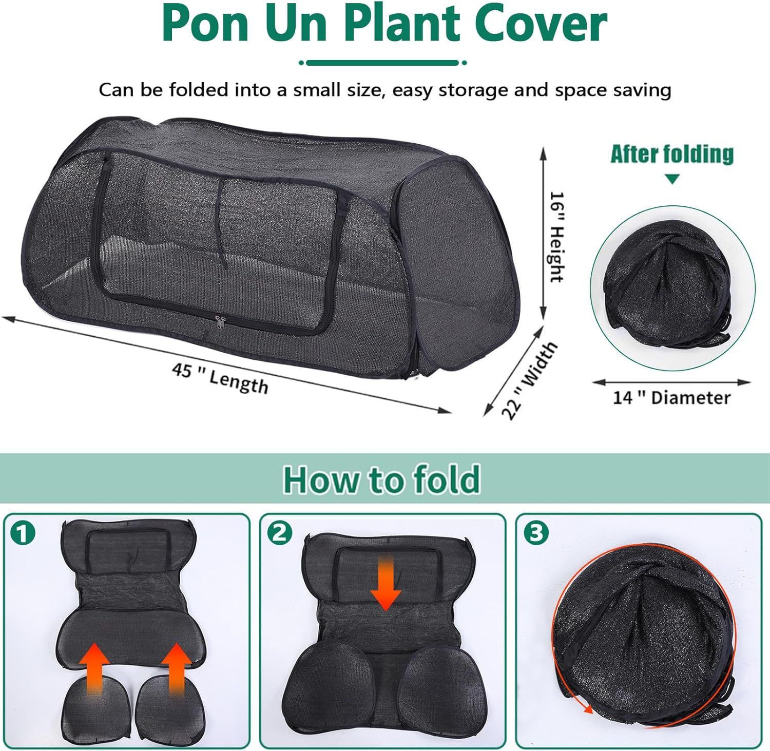 Garden Cover for Raised Beds Pop-Up Mesh Plant Garden Bed Cover for Vegetables, Seedlings, Fruits, Frost Protection, Outdoor Gardening Bird and โ image 5