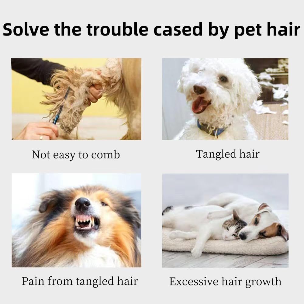 Knotting Comb for Cats, Multifunctional Dog Comb for Dog, Pet Hair Removal Tool, Cat Dog Knot Remover, Grooming Comb โ image 5
