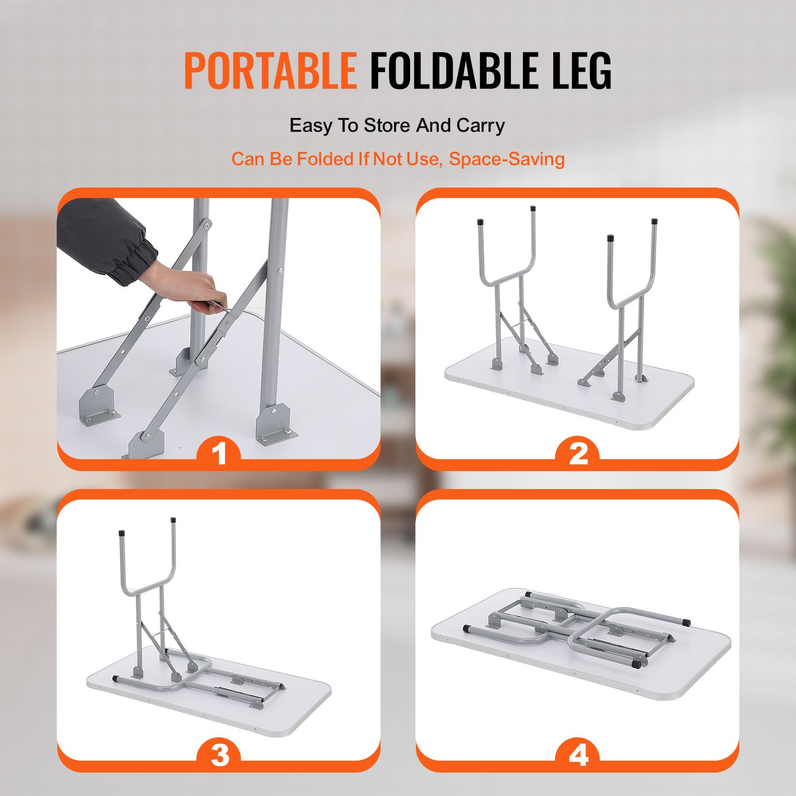Pet Grooming Table Two Arms with Clamp, 117cm Dog Grooming Station, Foldable Pets Grooming Stand for Medium and Small Dogs, Free Two No Sit Haunch Holder with — image 5