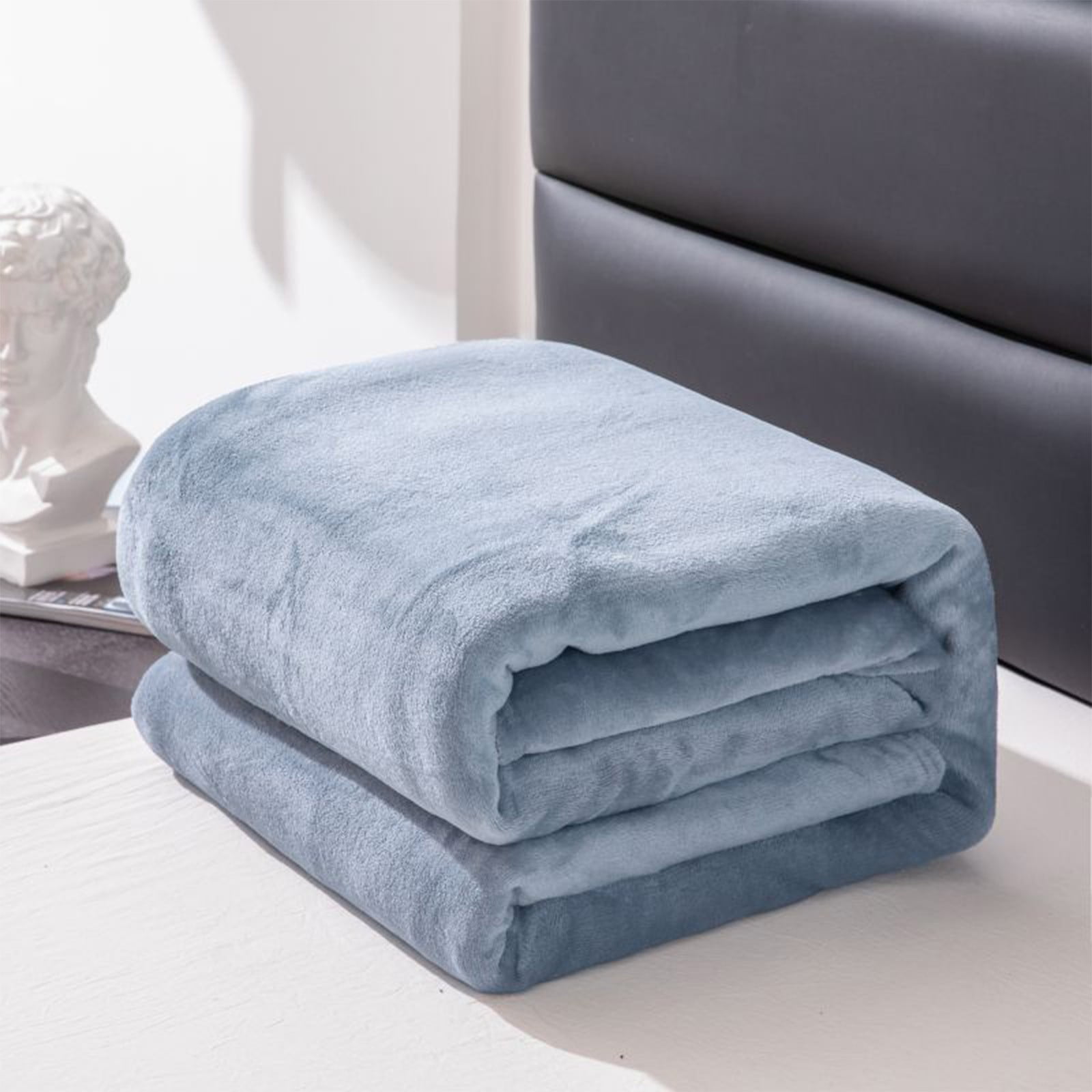Fleece Throw Blanket, Soft Plush Flannel Microfiber Couch and Bed Blanket for Sofa, Home and Winter Comfort, 180x200CM โ image 2