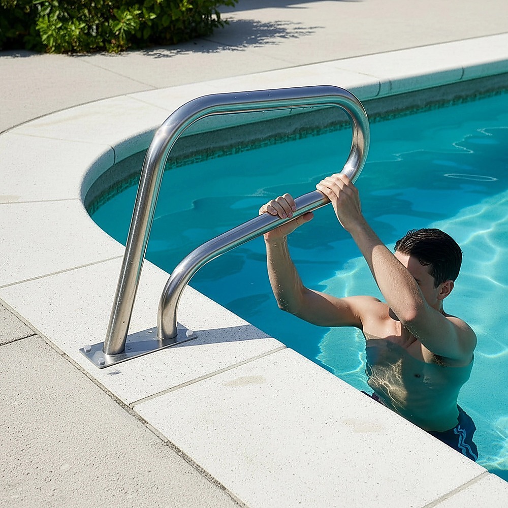 Swimming Pool Hand Rail Step Grab Rail 76.2x55.8cm with Drill Bit โ image 5