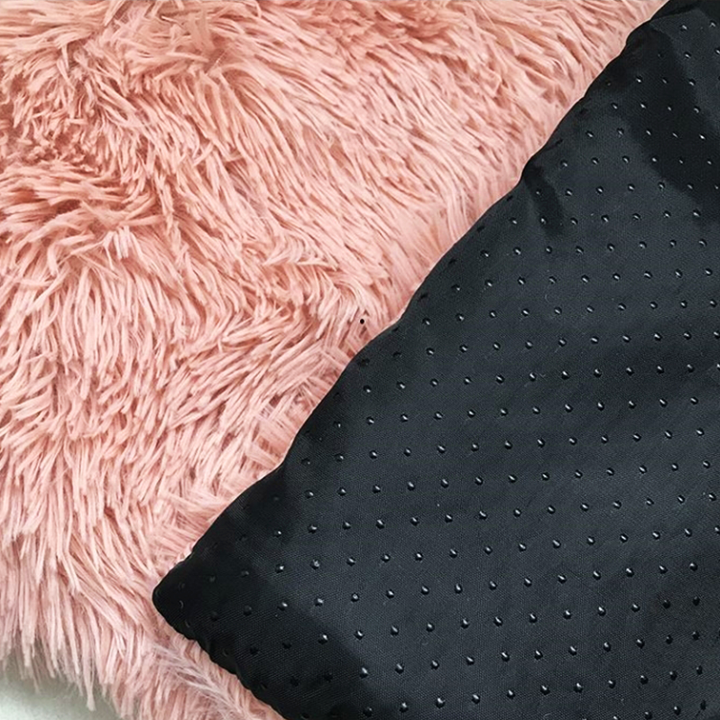 Dark Grey Plush Pet Mat for Dogs and Cats - 70 × 100cm, Anti-Slip, Warm and Cozy for Autumn and Winter — image 3