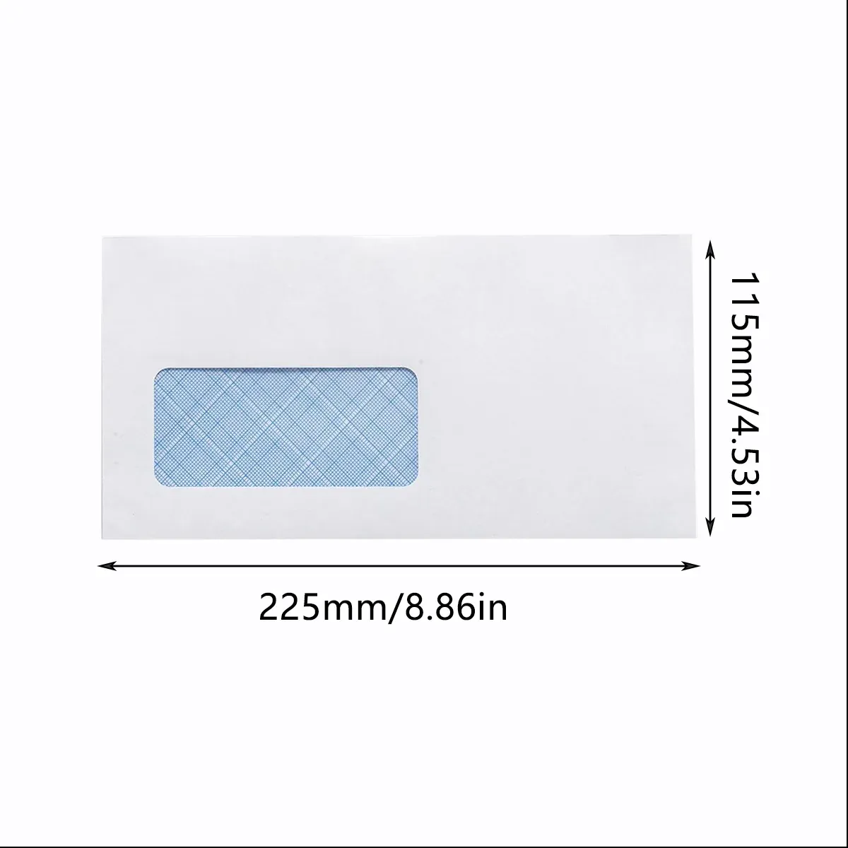 50PCS DL White Window Envelopes Self Seal Office School Mailer Paper Supplies โ image 3