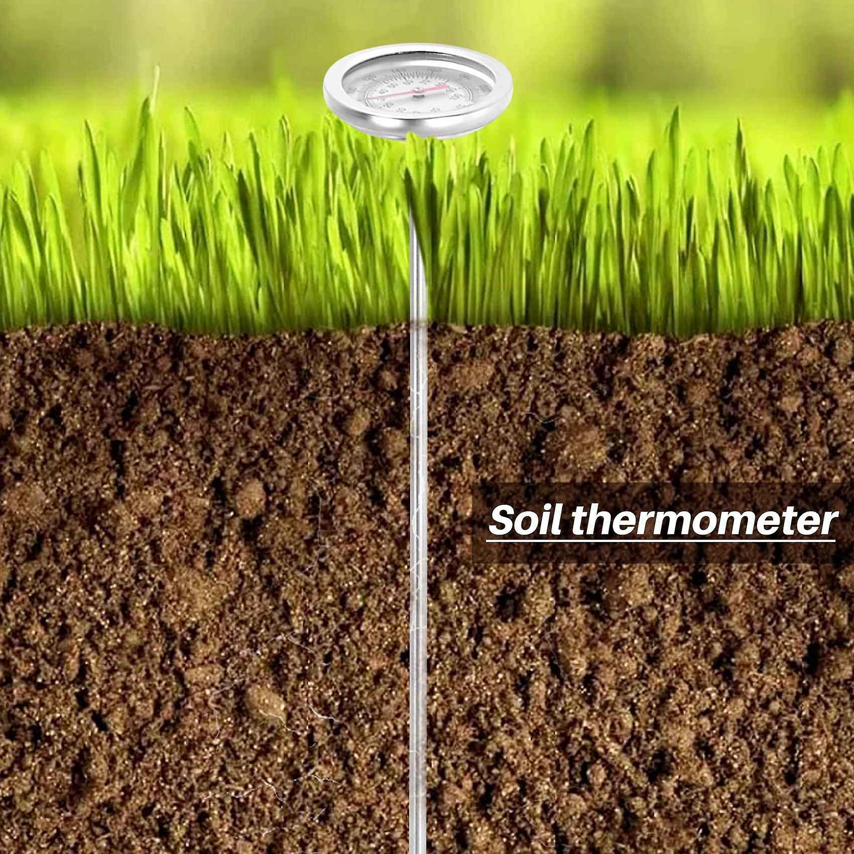 Compost soil thermometer 50 cm length stainless steel — image 5