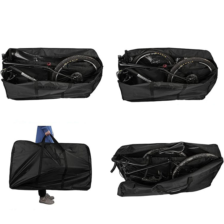 800D Oxford Cloth Bicycle Bag, Mountain Bike & Road Bike Storage Bag(14-16 fold version: 75*40*65CM / bag 28*14CM) — image 5