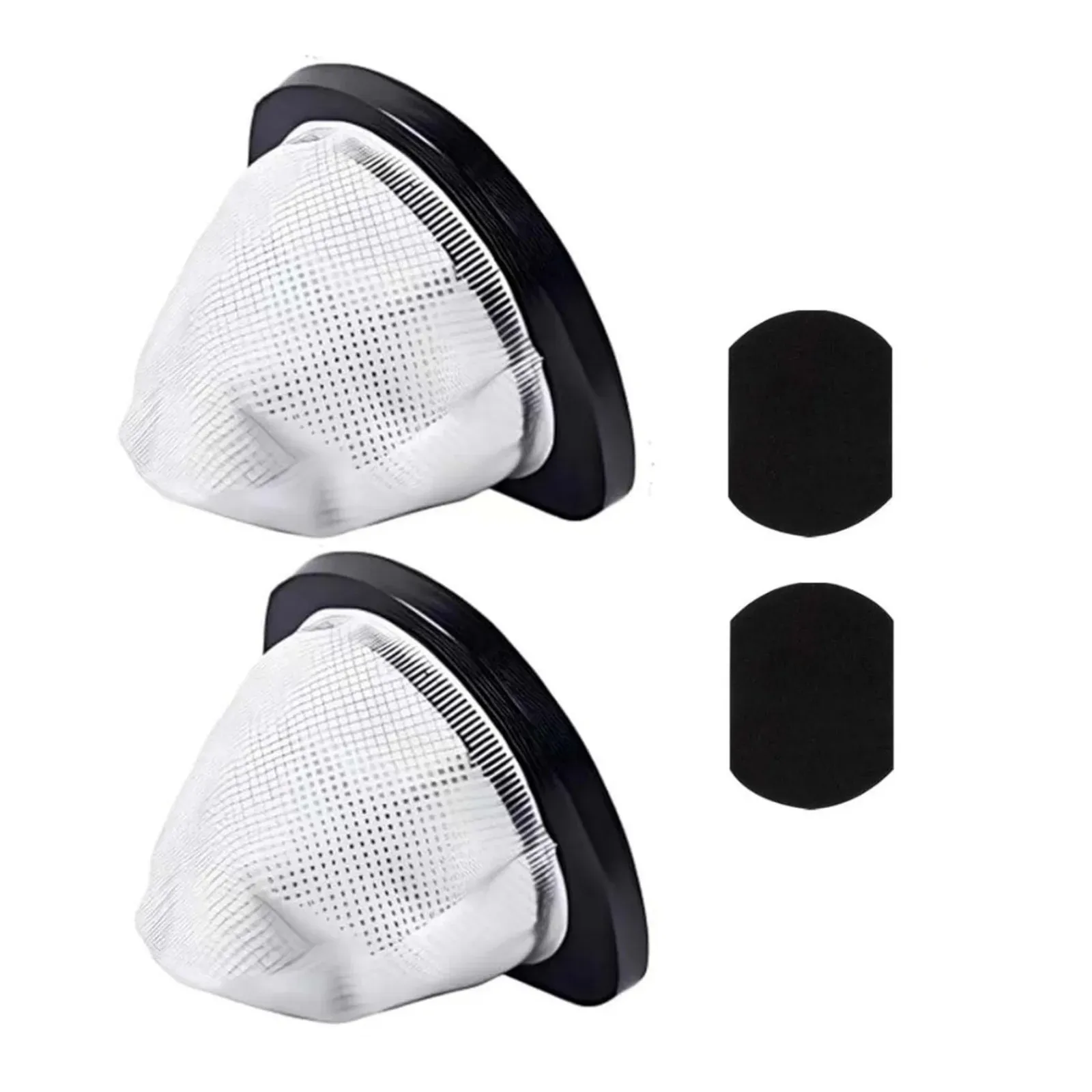 2 Pack Vacuum Filter Replacement with Foam, 1611501 Compatible with Bissell 2030 Vacuum Cleaner for Home Floor Cleaning