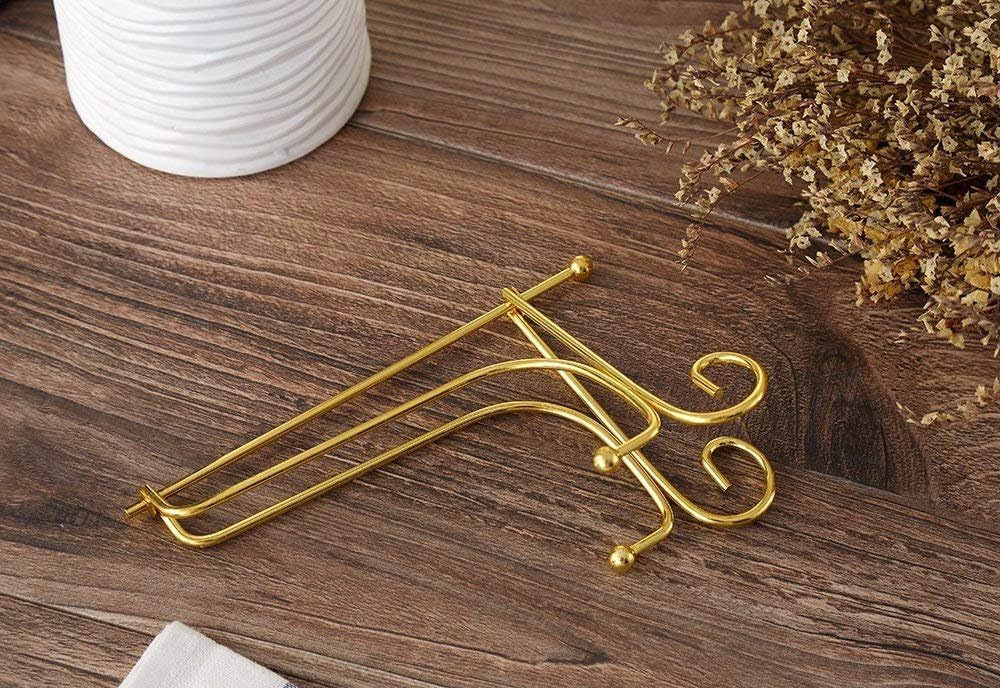 Plate Stands for Display 4 Inch - Decorative Plate Holder - Gold Metal Picture Stand for Table - Small Easels for Display Card, Photo, Mini Sign, and PSA Slab โ image 5
