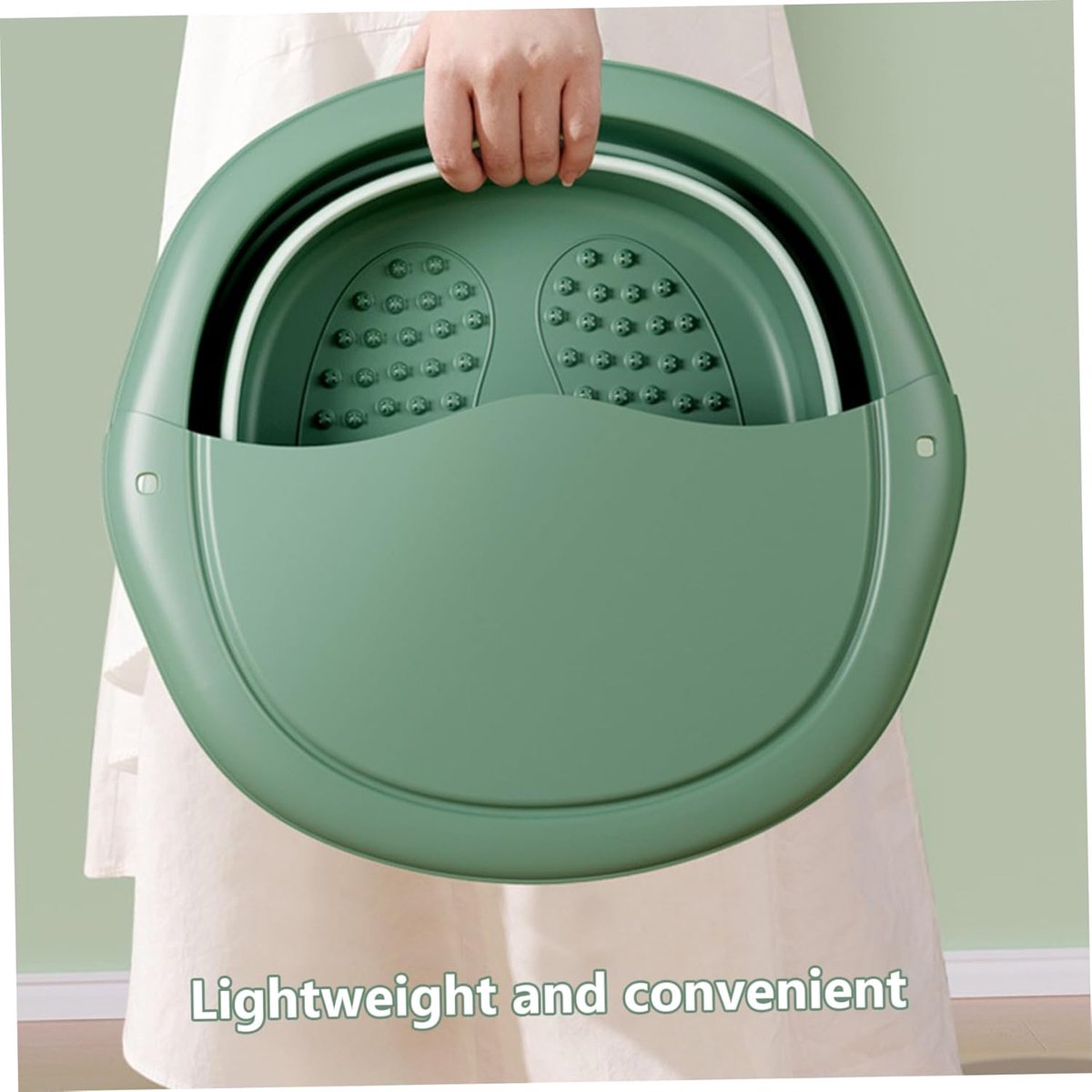 Foldable Foot Bath - Small Foot Bath - Foldable Foot Bath - Suitable For Foot Bath Salt And Foot Bath Products - Foot Baths With Massage Points - Relax Your — image 4
