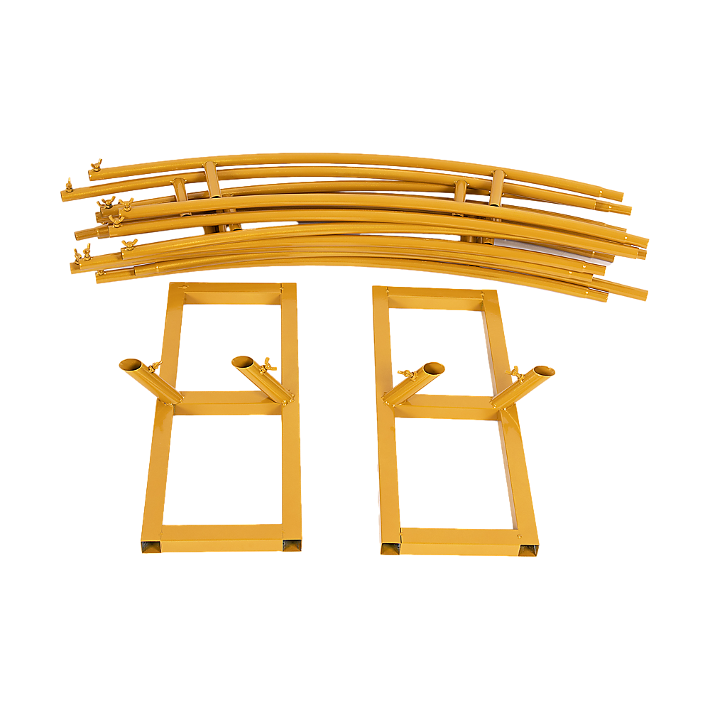260cm Gold Metal Wedding Arch Round Balloon Birthday Party — image 4