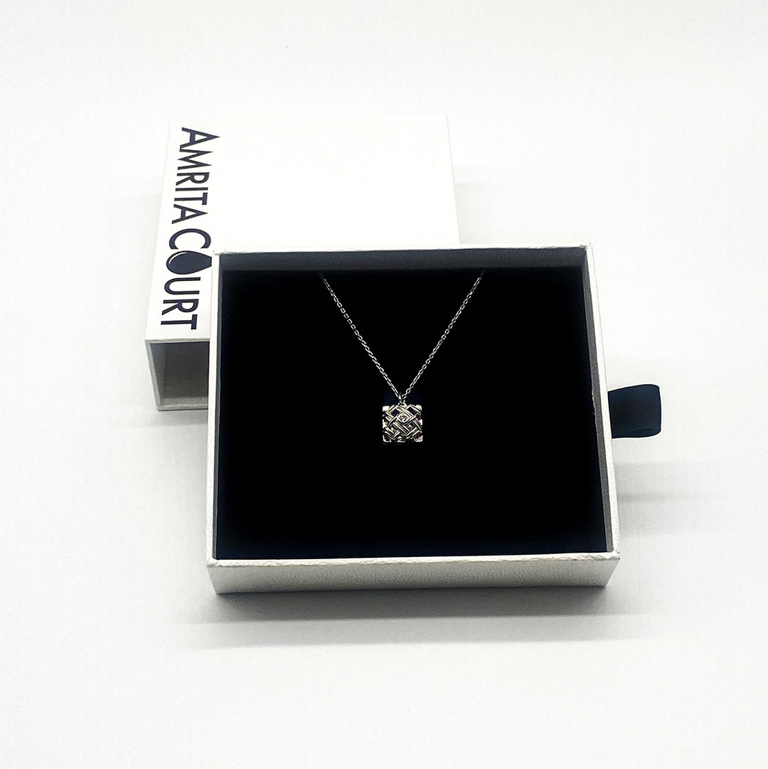 Gift Box - Chest White Gold Aroma Necklace + Purify Oil Blend — image 4