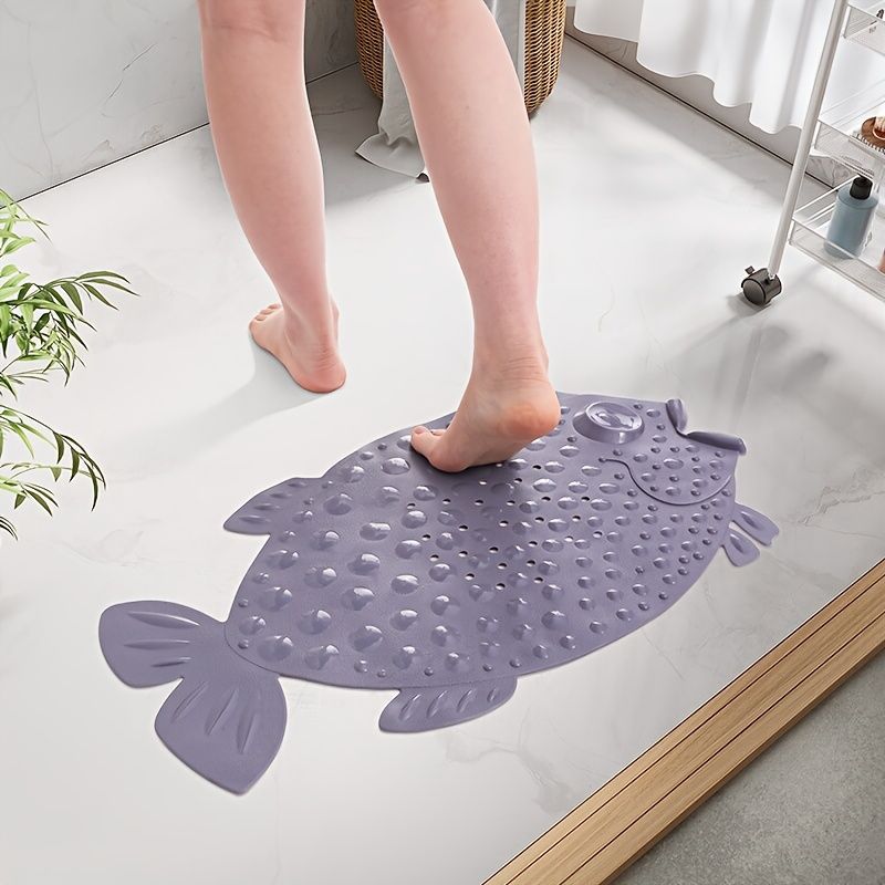 Bathroom Anti Slip Mat Shower Bathtub Non-Slip Mat Floor Mat Home Bathroom Floor Mat 1pc Green — image 5