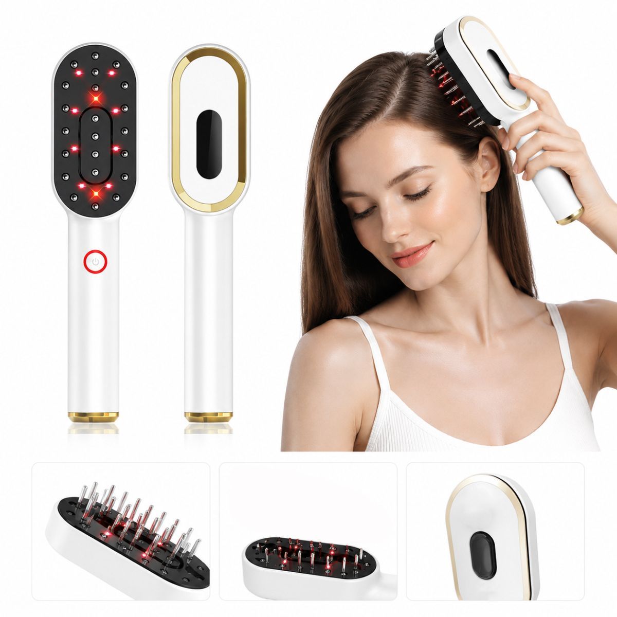 Electric Massage Comb Scalp Massager Relaxation Tool Self-Care Hair — image 3