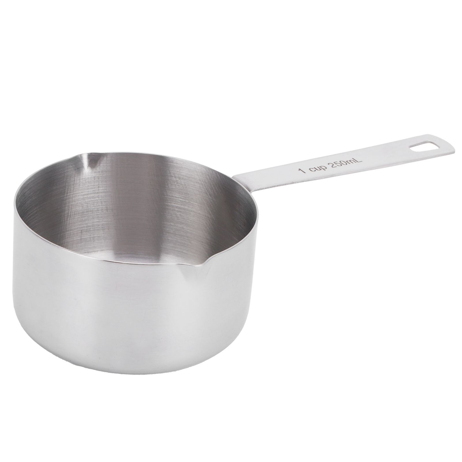 Baking Measuring Spoon 304 Stainless Steel Measuring Cup Scoop with Scales Kitchen Supplies1cup250ml — image 5