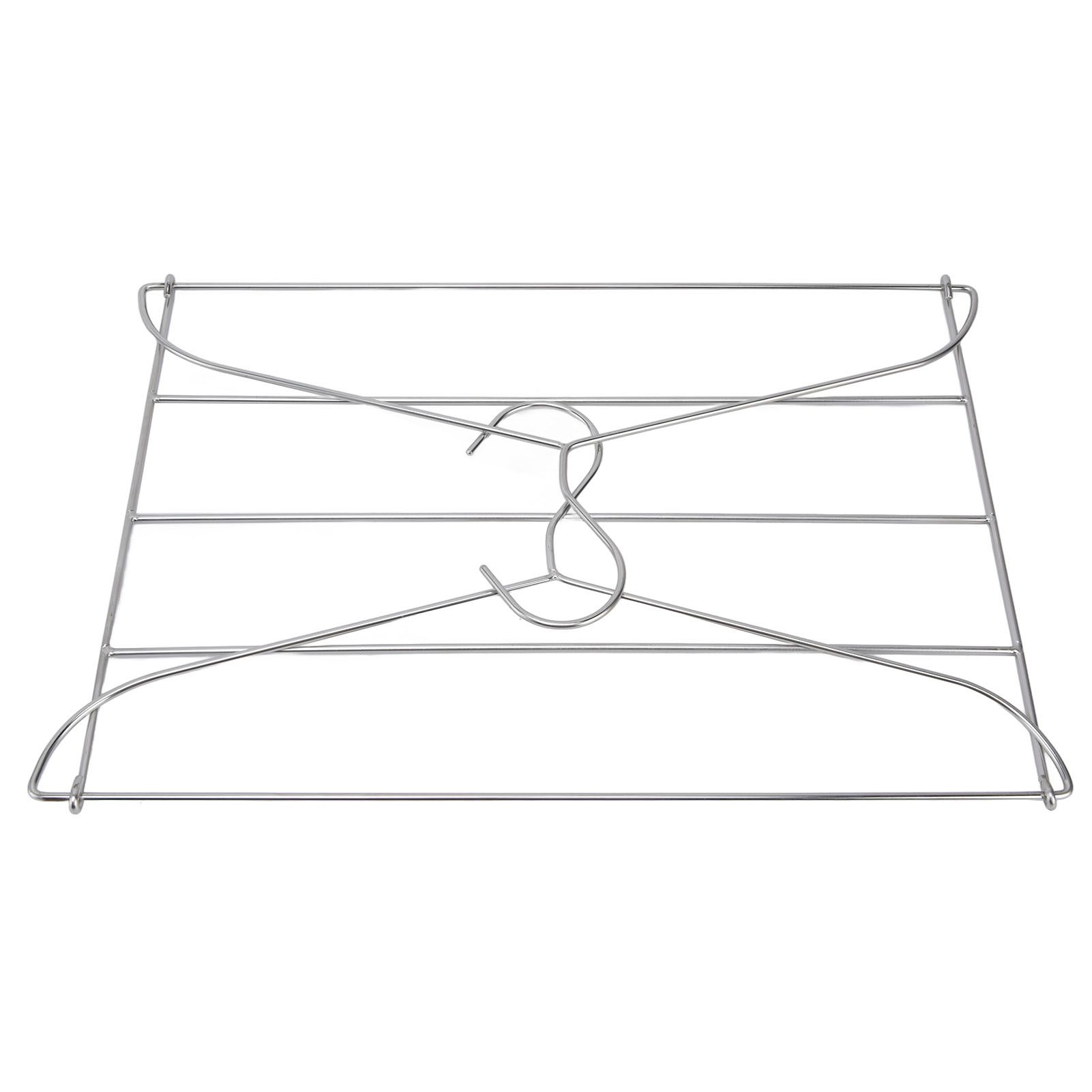 Stainless Steel Magic Pants Hangers Foldable Multifunctional Space Saving Slacks Hangers for Pants Clothes — image 2