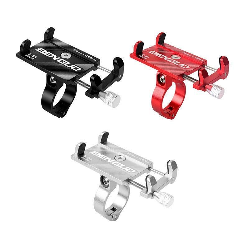 Aluminium Alloy Bicycle Phone Holder Handlebar Mount For Bike Motorcycle - Silver โ image 3