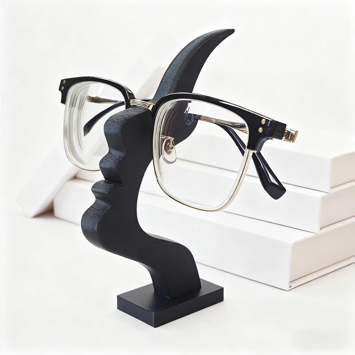 Glasses Stand - Glasses Holder - Decorative Glasses Stand and Desk Organizer - Unique Glasses Display Rack - For home, office, and bedroom, nice gift for
