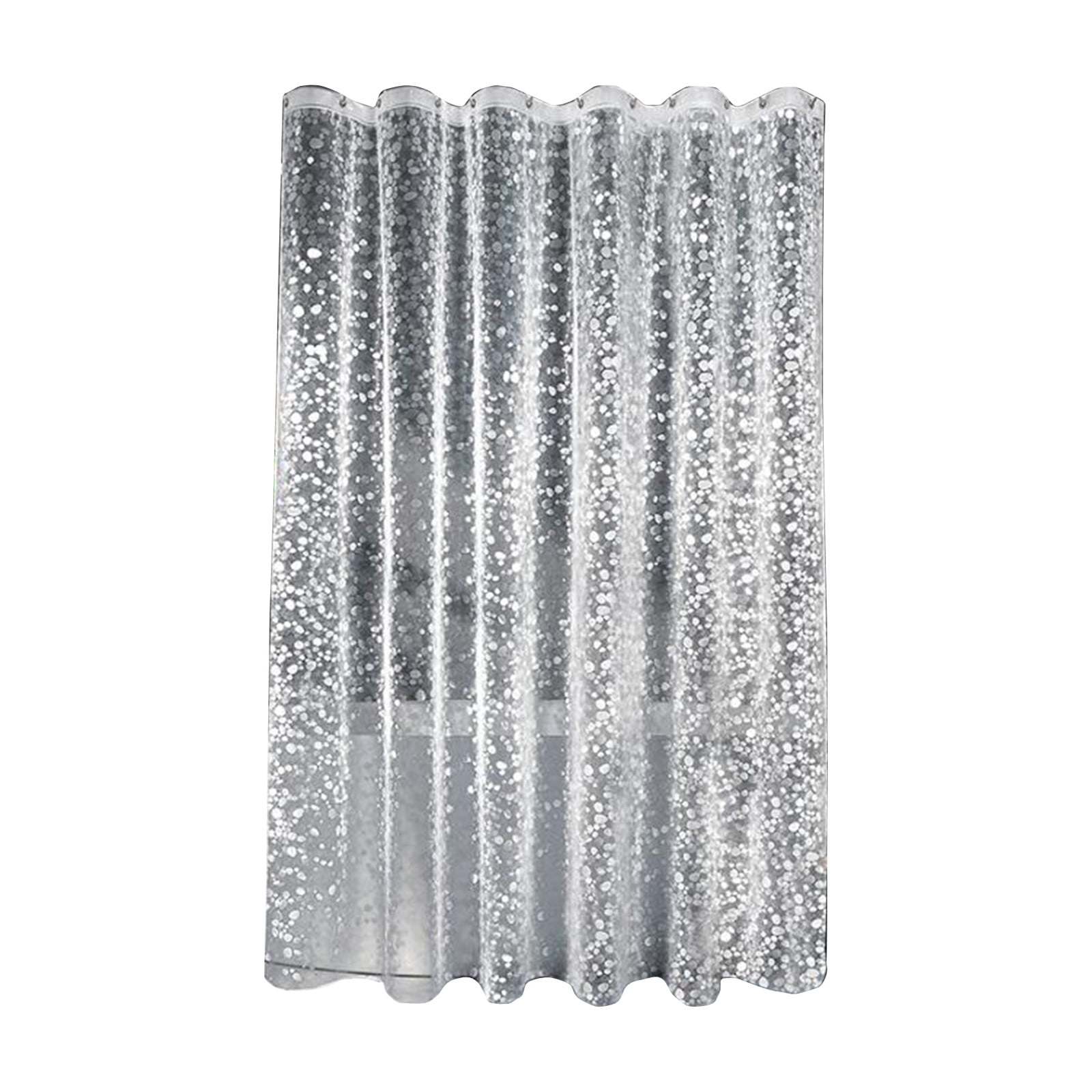 Shower Curtain, 31.5×71 Inch Shower Curtain Liner, Waterproof Plastic Shower Liner, Cute Lightweight Shower Curtain for Bathroom 71×71 in White — image 2