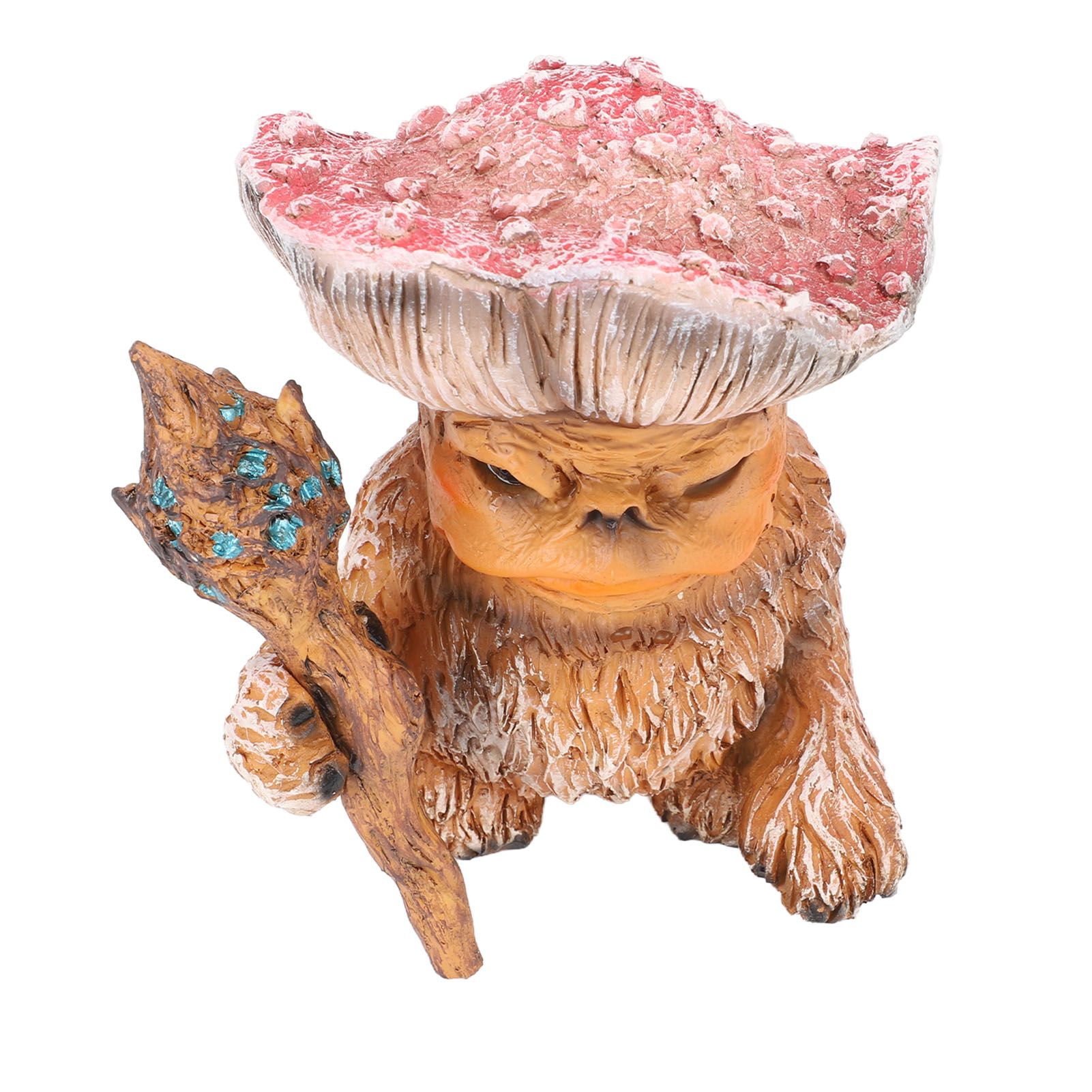 Fairy Mushroom Monster Resin Gothic Style Exquisite Vividly Detailed Outdoor Garden Statue for Lawn Yard Balcony A — image 4