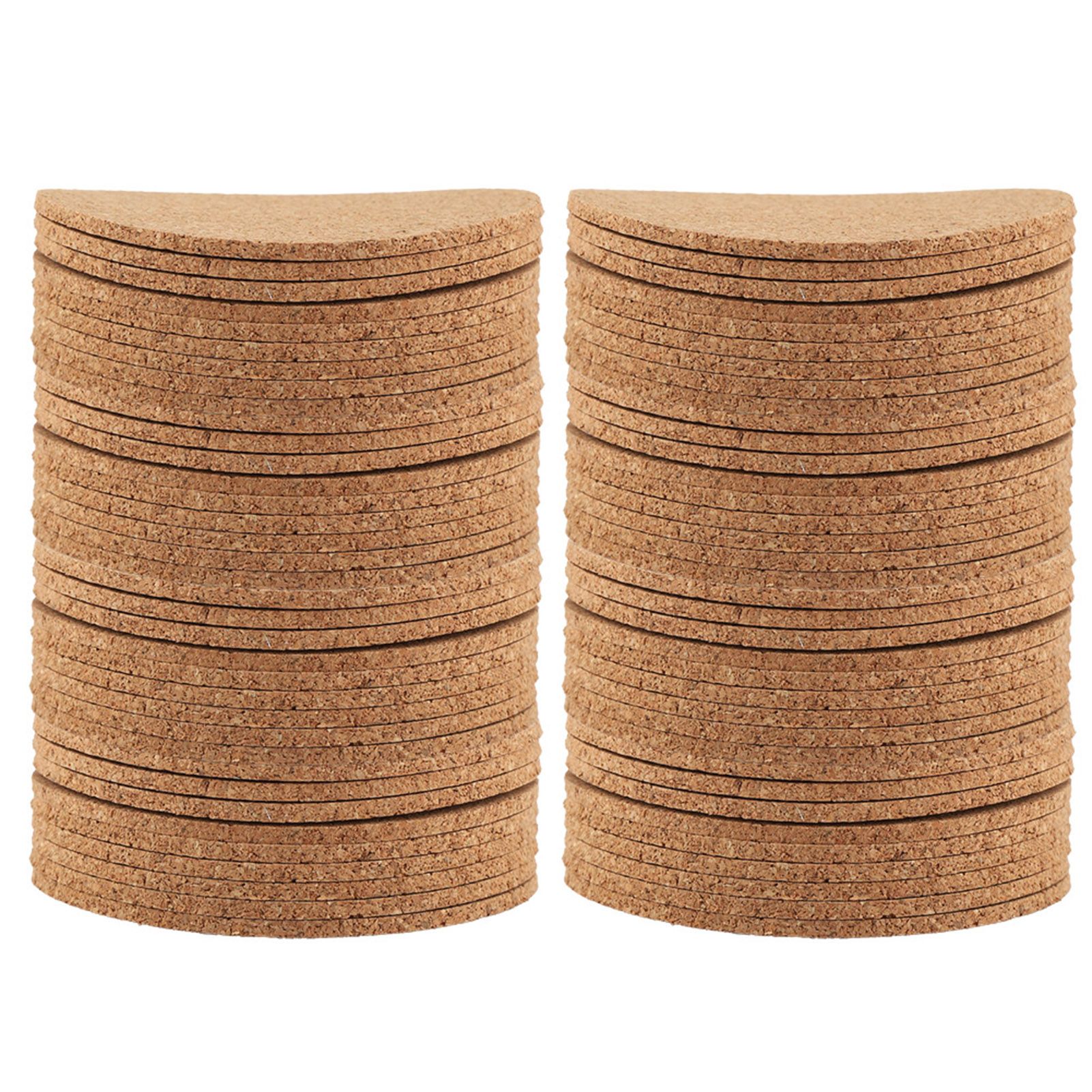 100Pcs Wood Drink Coaster Tea Coffee Cup Mat Pad Wood Tableware Home Decor — image 3