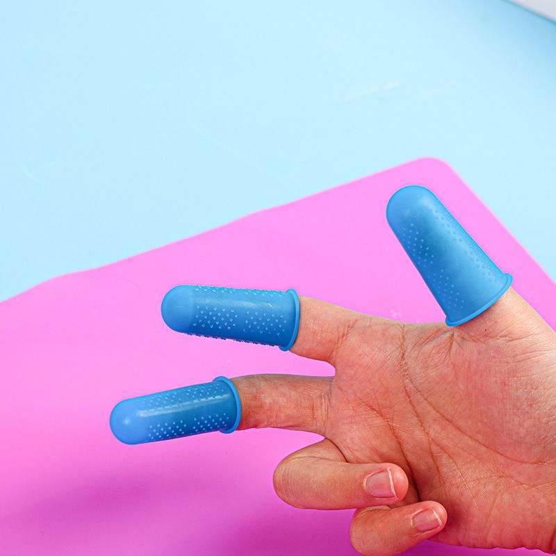 12 Pieces of hot Glue Gun Finger caps, Rubber fingertips, Silicone Finger Protectors, Finger cot caps for Inventory — image 5