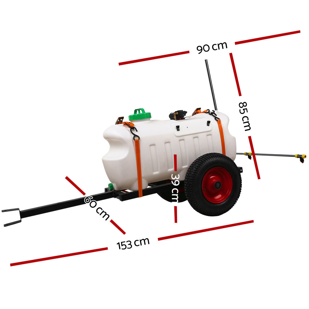 Giantz Weed Sprayer 100L Trailer 1.5M Boom Garden Spray โ image 2