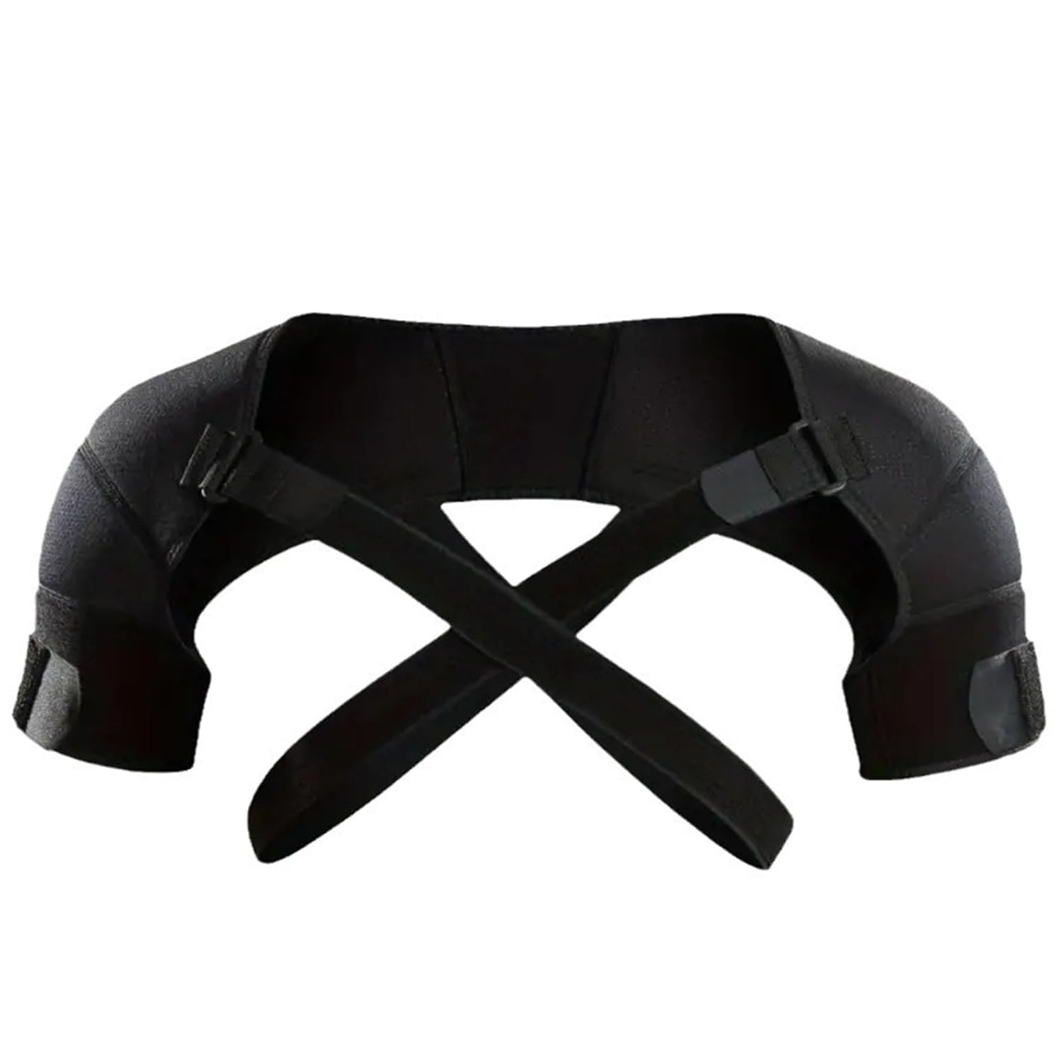 Adjustable Shoulder Support Brace - Black - Breathable Protective Shoulder Sleeve for Sleeping, Sports & Daily Use β image 2