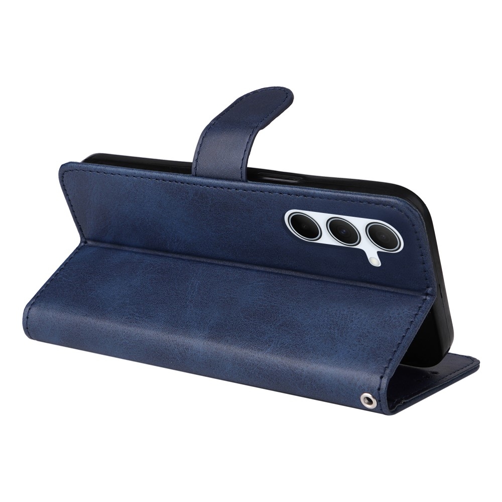 Compatible with Samsung A56 5G PU Leather Wallet Case Blue — image 5
