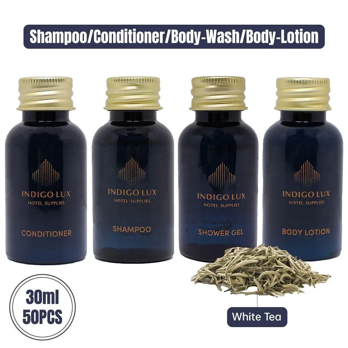 50pcs 30ml Hotel Toiletries Set Shampoo and Conditioner for Guesthouse Travel - Body Lotion β image 2