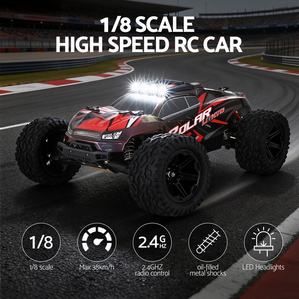 Keezi Kids Remote Control Car Off-Road Truck with Lights Electric Vehicle Toys โ image 4